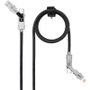 Nanocable Cable USB-C 2.0 27W con cabezales intercambiables (USB-C/USB-A a Lightning/USB-C) Negro/Gris 1m